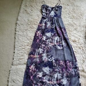 Maxi bustier dress